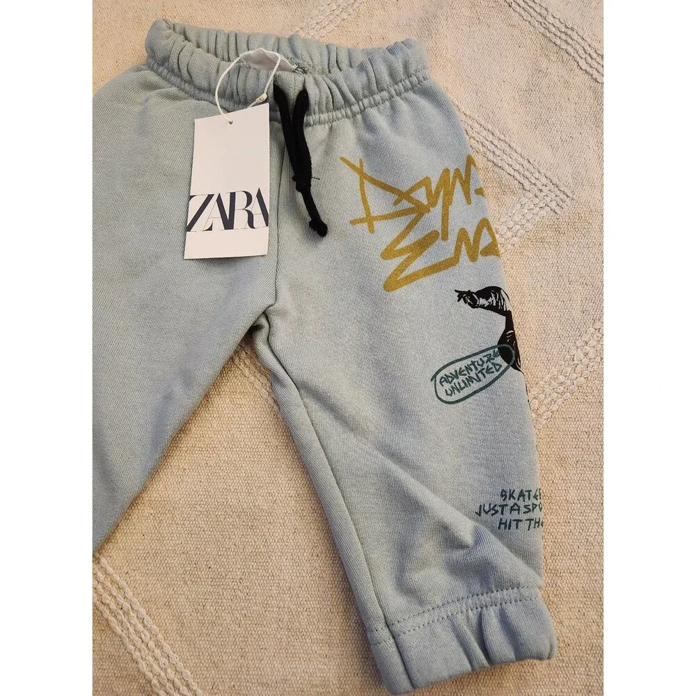 Zara adventure jogger pants size 9-12 months nwt